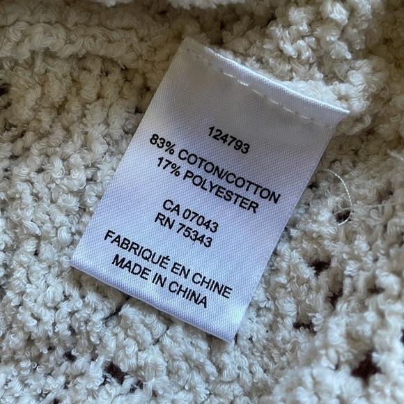 C&C California Cream Crochet Beach Sweater - Picture 8 of 10